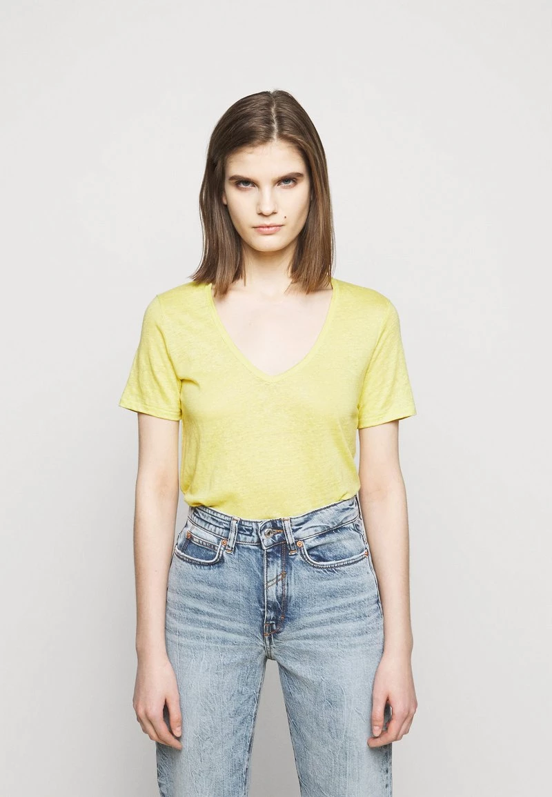 CLOSED WOMENS DELETION LIST T Shirt Basique Strong Mustard Femme 3 CLOSED WOMENS DELETION LIST T Shirt Basique Strong Mustard Femme