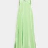 CLOSED Femme BIAS CUT SLIP DRESS Robe De Jour Apple Green 2 CLOSED Femme BIAS CUT SLIP DRESS Robe De Jour Apple Green -Promos CLOSED Magasin 02ce9ea059d74874b6ec732135e759cc