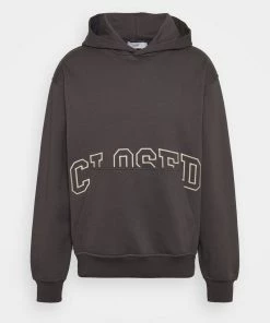 CLOSED COLLEGE HOODIE Sweatshirt Dark Nickel Homme