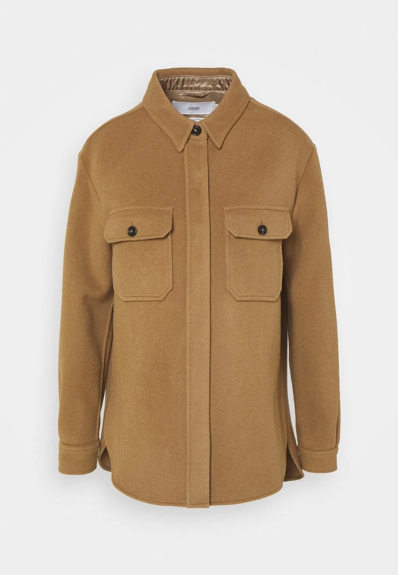 CLOSED KALLY Manteau Court Dark Tan Femme 3 CLOSED KALLY Manteau Court Dark Tan Femme