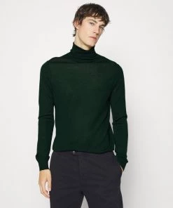 CLOSED TURTLE NECK Pullover Fir Green Homme