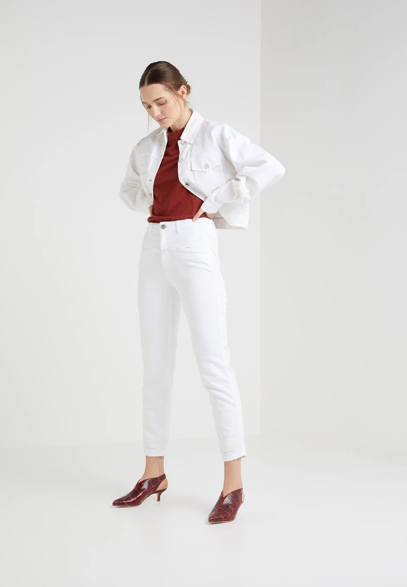 CLOSED Femme PEDAL PUSHER Jean Boyfriend White 4 CLOSED Femme PEDAL PUSHER Jean Boyfriend White – Image 2