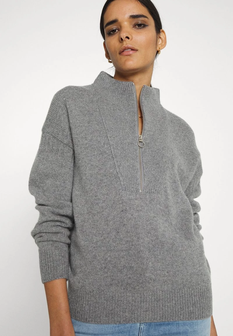 CLOSED Femme Pullover Dark Grey Melange 6 CLOSED Femme Pullover Dark Grey Melange â Image 4