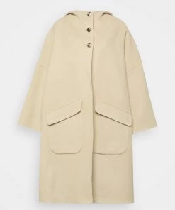 CLOSED COAT WITH HOOD Manteau Classique Dried Teak Femme