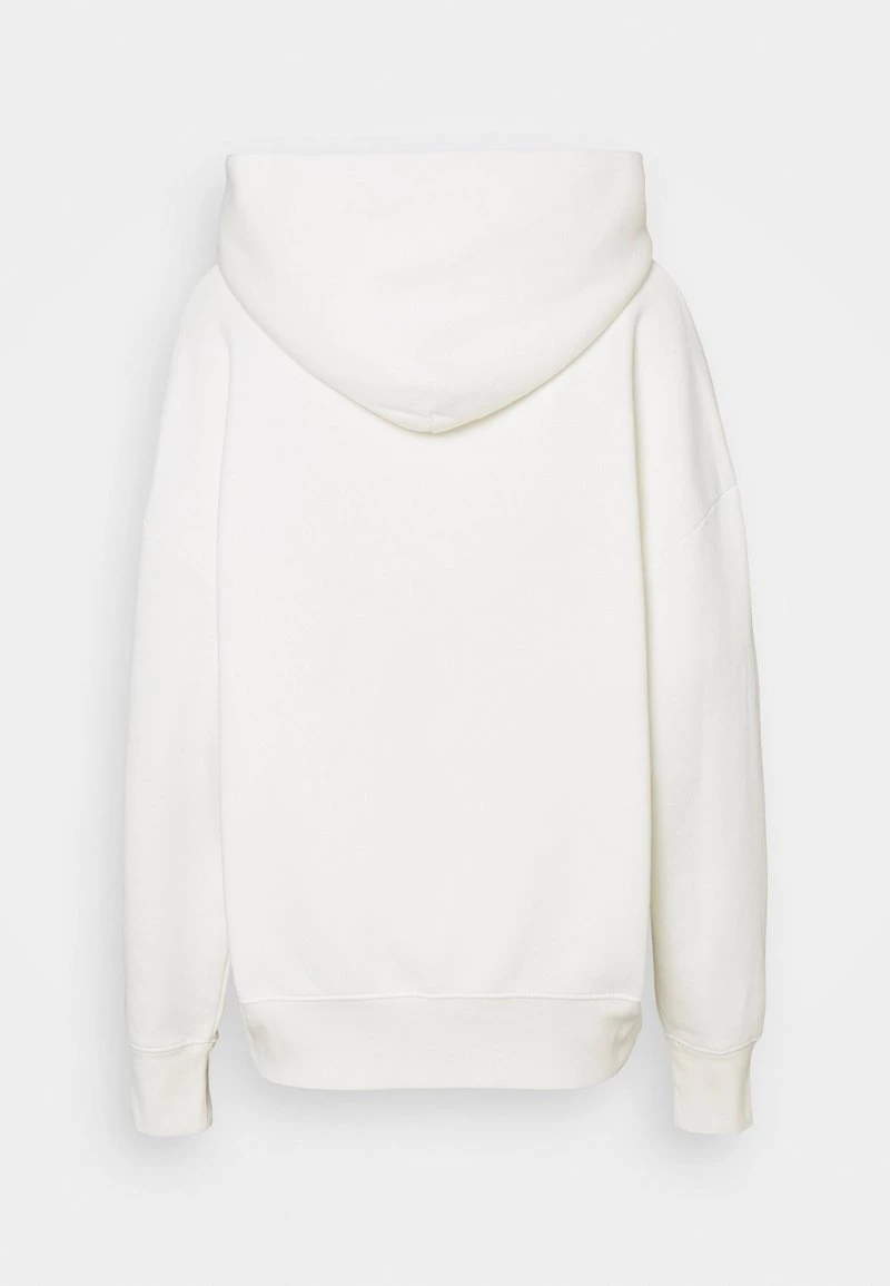 CLOSED Femme HOODIE WITH TONAL SLOGAN Pullover Ecru 4 CLOSED Femme HOODIE WITH TONAL SLOGAN Pullover Ecru – Image 2