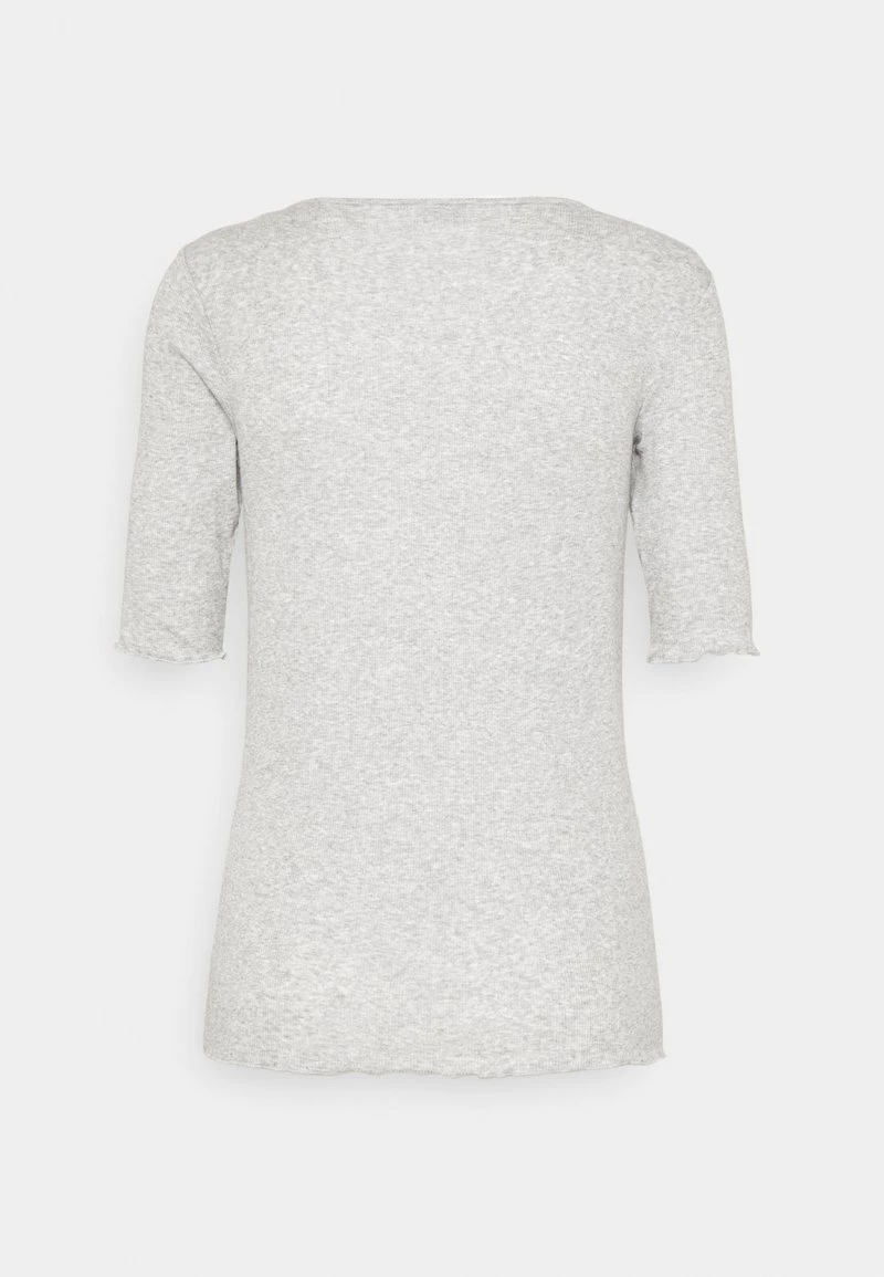 CLOSED Femme T Shirt Basique Light Grey Melange 4 CLOSED Femme T Shirt Basique Light Grey Melange – Image 2