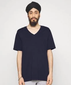 CLOSED Homme VNECK T Shirt Basique Dark Night