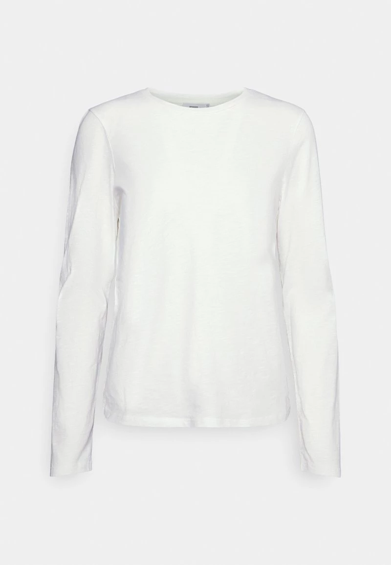 CLOSED Femme CREWNECK T Shirt à Manches Longues Ivory 3 CLOSED Femme CREWNECK T Shirt à Manches Longues Ivory