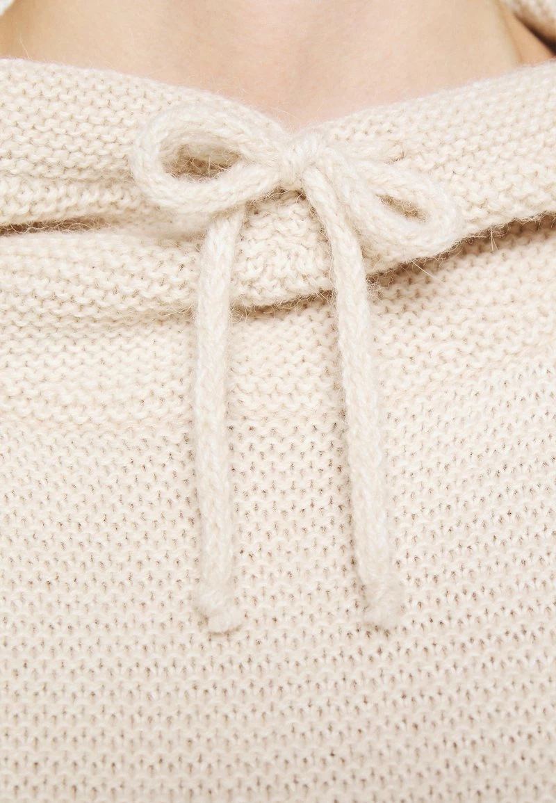 CLOSED Femme WOMENS HOODED JUMPER Pullover Ivory 9 CLOSED Femme WOMENS HOODED JUMPER Pullover Ivory – Image 7