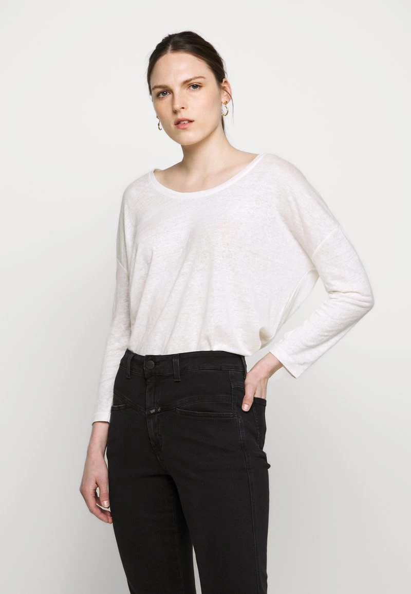 CLOSED Femme WOMENS T Shirt à Manches Longues Ivory 3 CLOSED Femme WOMENS T Shirt à Manches Longues Ivory