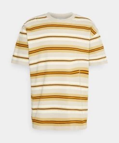 CLOSED T Shirt Imprimé Grain Beige Homme