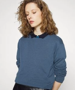 CLOSED CREW LONG SLEEVE Pullover Orion Blue Femme 11 CLOSED CREW LONG SLEEVE Pullover Orion Blue Femme -Promos CLOSED Magasin 205c421decfe40469999834e27b0f758