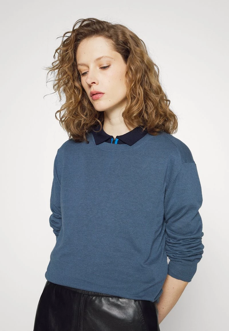 CLOSED CREW LONG SLEEVE Pullover Orion Blue Femme 6 CLOSED CREW LONG SLEEVE Pullover Orion Blue Femme – Image 4