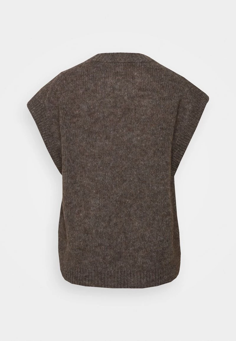 CLOSED CREW VEST Pullover Dark Nickel Femme 4 CLOSED CREW VEST Pullover Dark Nickel Femme – Image 2