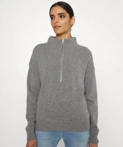 CLOSED Femme Pullover Dark Grey Melange
