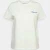 CLOSED Femme EMBROIDERED TEE T Shirt Basique Ivory
