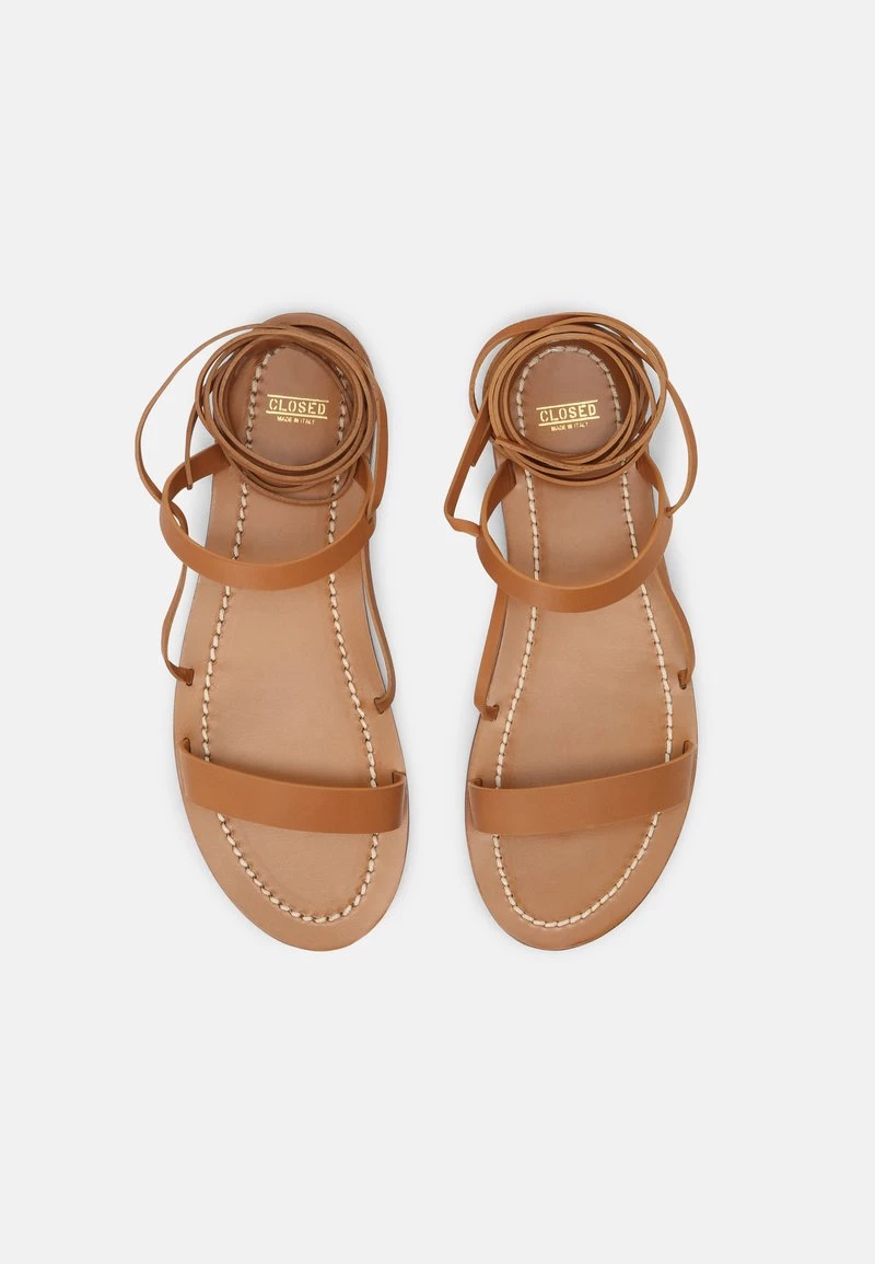 CLOSED DESERT Sandales Cognac Femme 7 CLOSED DESERT Sandales Cognac Femme – Image 5