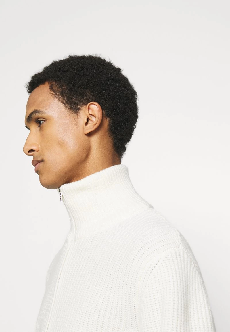 CLOSED HALF ZIP JUMPER Pullover Ecru Homme 6 CLOSED HALF ZIP JUMPER Pullover Ecru Homme – Image 4
