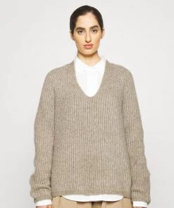 CLOSED WOMENS Pullover Muddy Beige Femme