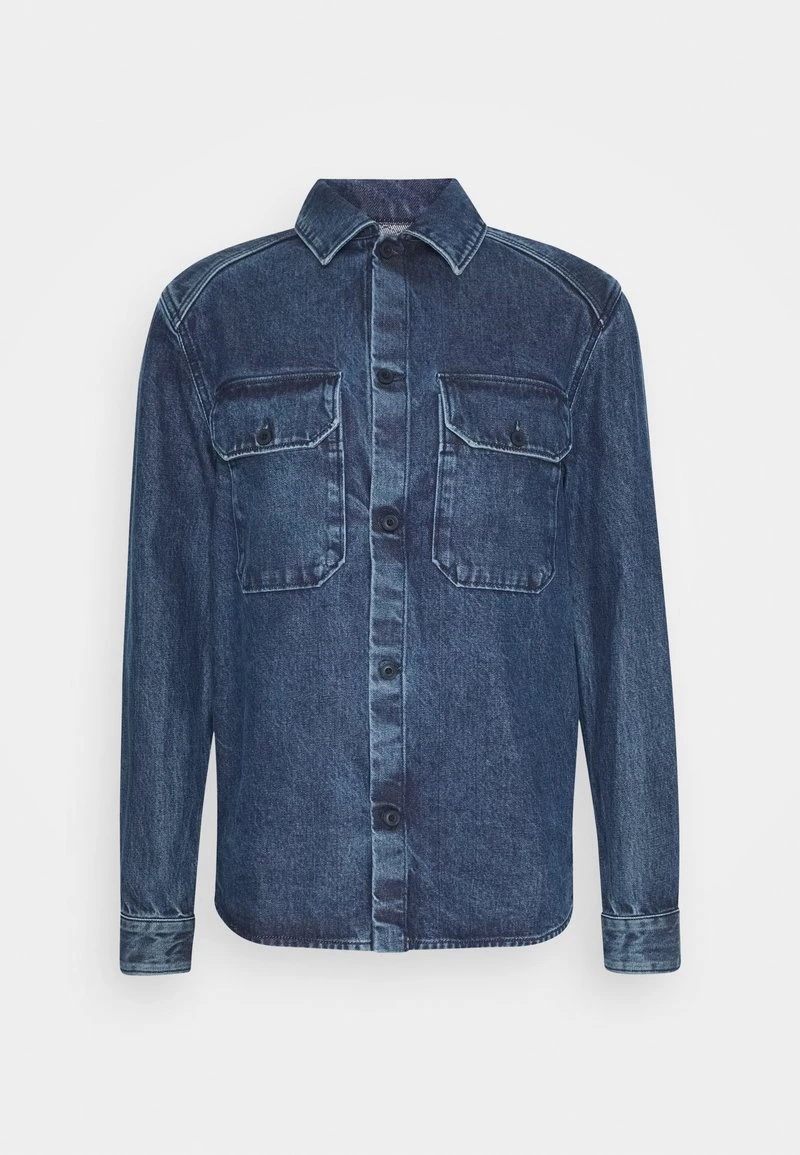 CLOSED ARMY OVER Chemise Mid Blue Homme 11 CLOSED ARMY OVER Chemise Mid Blue Homme – Image 9