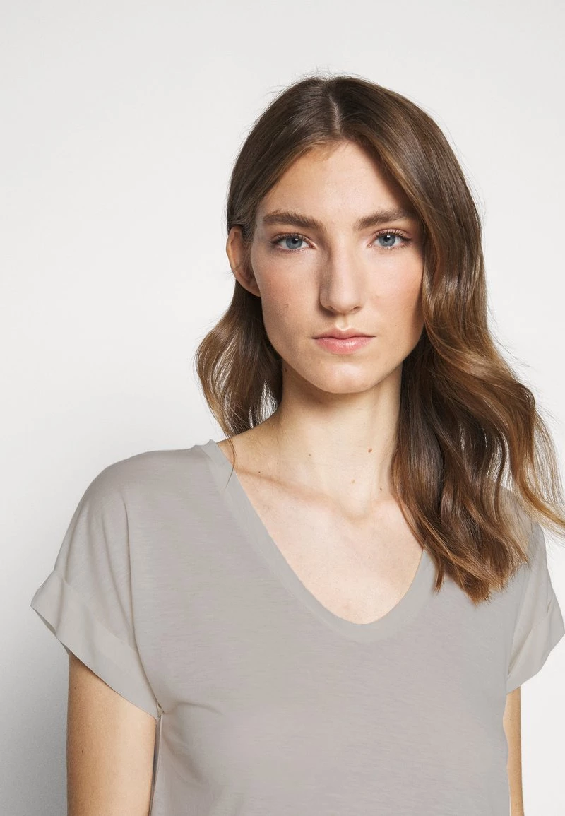 CLOSED SOFT V NECK T Shirt Basique White Femme 6 CLOSED SOFT V NECK T Shirt Basique White Femme – Image 4