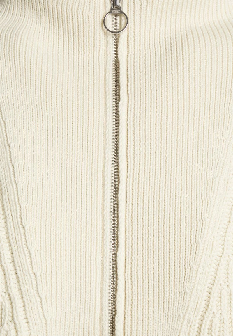 CLOSED ZIP TROYER Pullover Yellow Ecru Femme 5 CLOSED ZIP TROYER Pullover Yellow Ecru Femme – Image 3