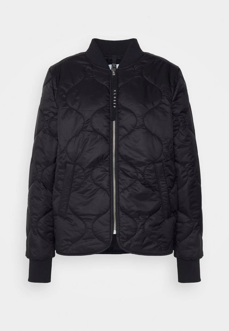 CLOSED SHORT QUILTED JACKET Blouson Bomber Black Femme 3 CLOSED SHORT QUILTED JACKET Blouson Bomber Black Femme