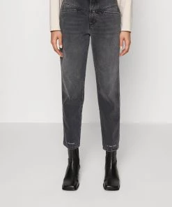 CLOSED Femme PEDAL PUSHER Jean Droit Mid Grey
