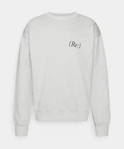 CLOSED CREWNECK Sweatshirt Platinum White Homme