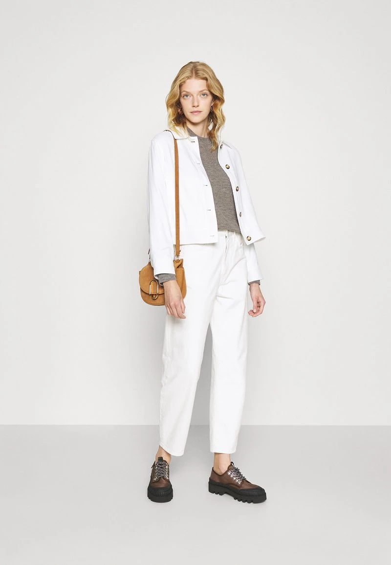 CLOSED Femme WOMENS CREW NECK Pullover Grey Heather Melange 4 CLOSED Femme WOMENS CREW NECK Pullover Grey Heather Melange â Image 2