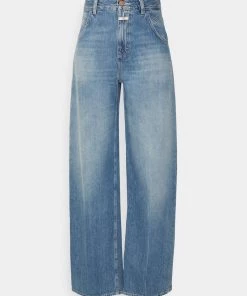 CLOSED EDISON Jean Droit Mid Blue Femme