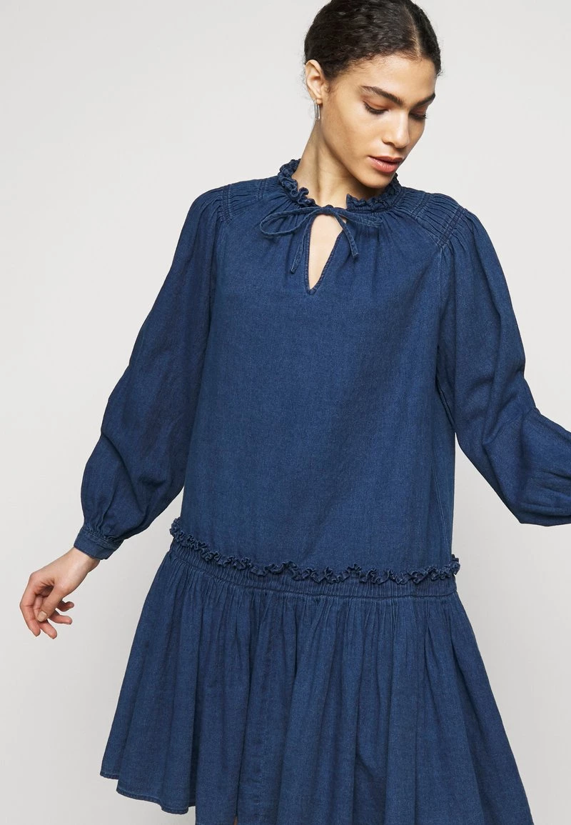 CLOSED Femme KARI Robe En Jean Dark Blue Denim 7 CLOSED Femme KARI Robe En Jean Dark Blue Denim – Image 5