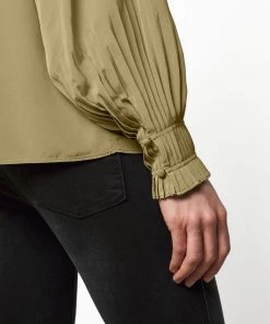 CLOSED BRAELYN Blouse Green Umber Femme 16 CLOSED BRAELYN Blouse Green Umber Femme -Promos CLOSED Magasin 35c25a352a8f437c87af4779ffdd493a