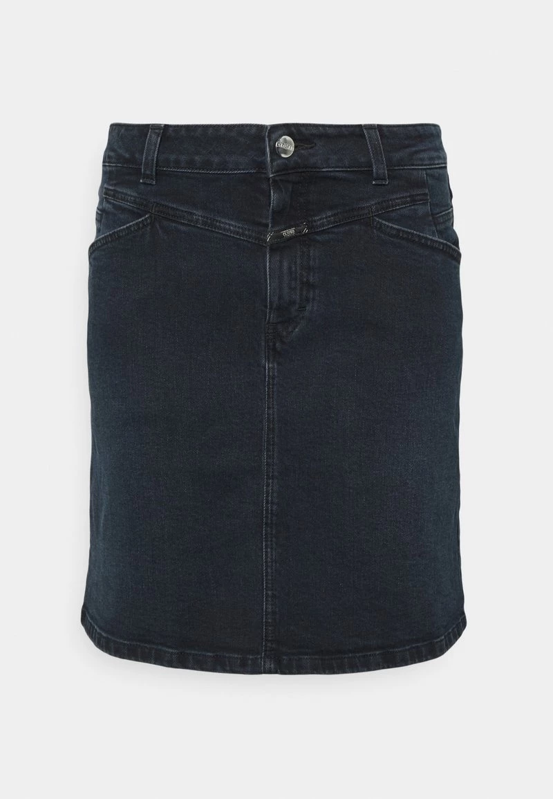 CLOSED MINI SKIRT Minijupe Blue/black Femme 3 CLOSED MINI SKIRT Minijupe Blue/black Femme