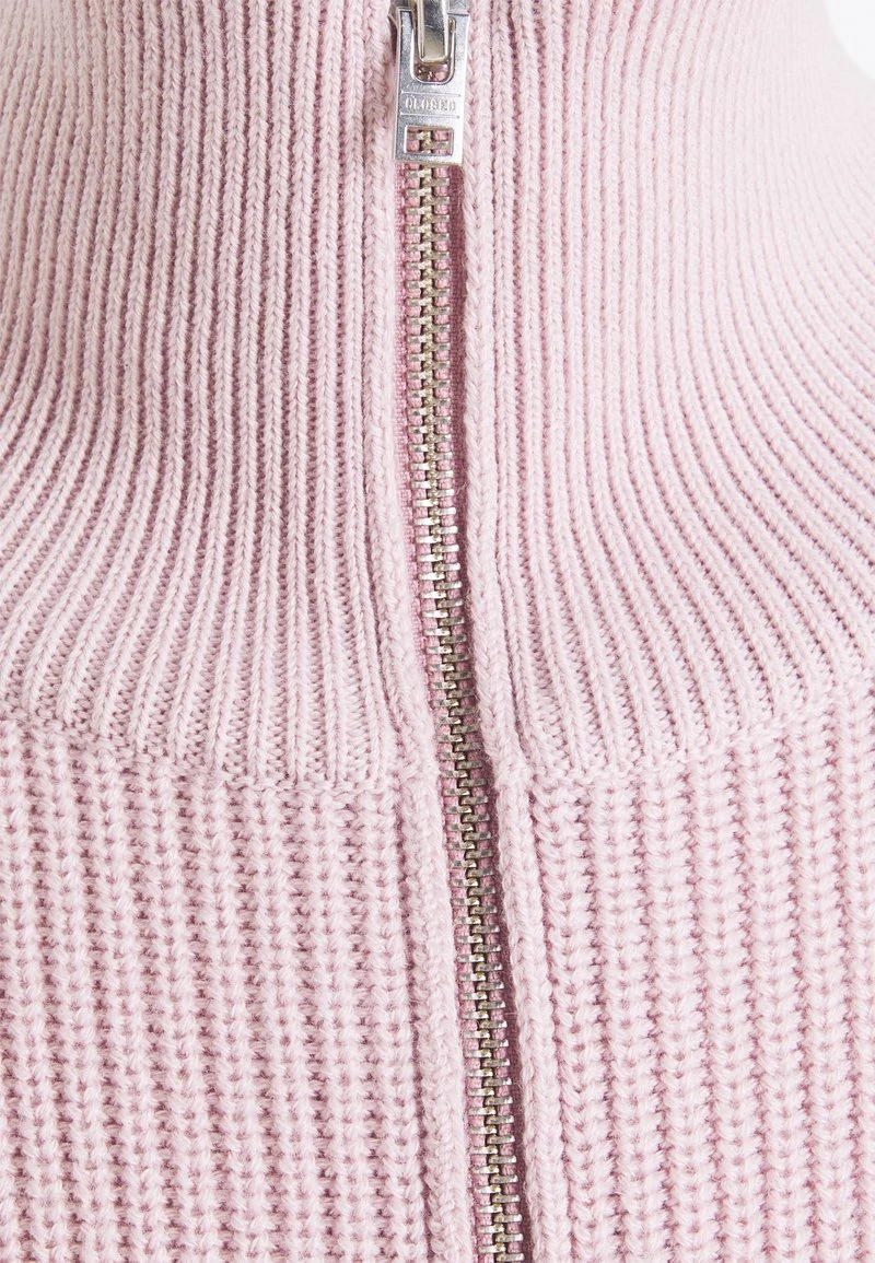 CLOSED Homme ZIPPED JUMPER Pullover Light Pink 9 CLOSED Homme ZIPPED JUMPER Pullover Light Pink – Image 7