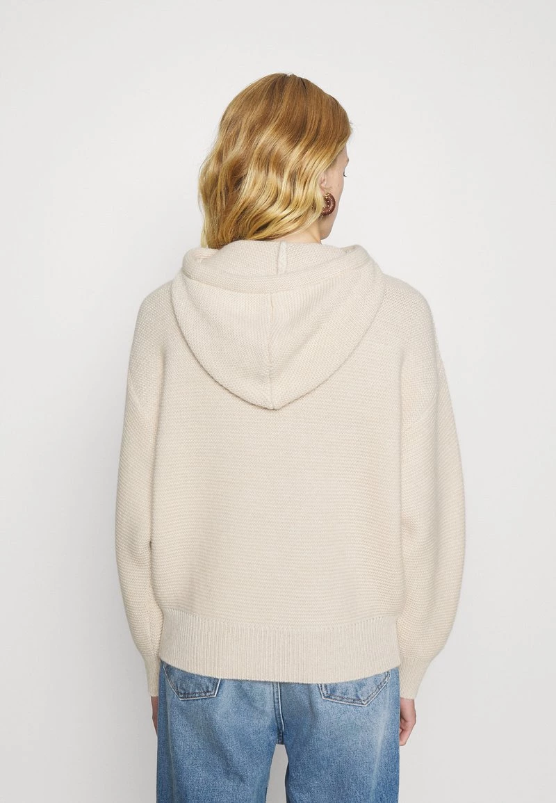 CLOSED Femme WOMENS HOODED JUMPER Pullover Ivory 5 CLOSED Femme WOMENS HOODED JUMPER Pullover Ivory – Image 3