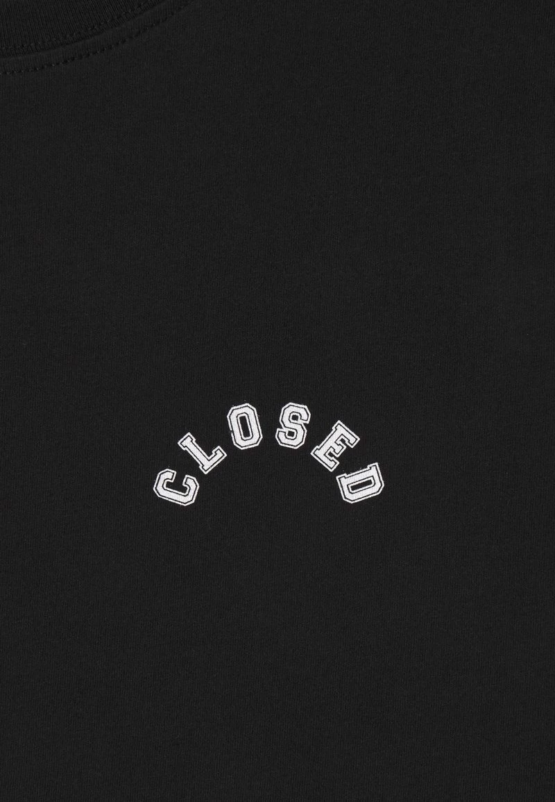 CLOSED Femme CREW NECK WITH LOGO ON CHEST T Shirt Imprimé Black 9 CLOSED Femme CREW NECK WITH LOGO ON CHEST T Shirt Imprimé Black – Image 7