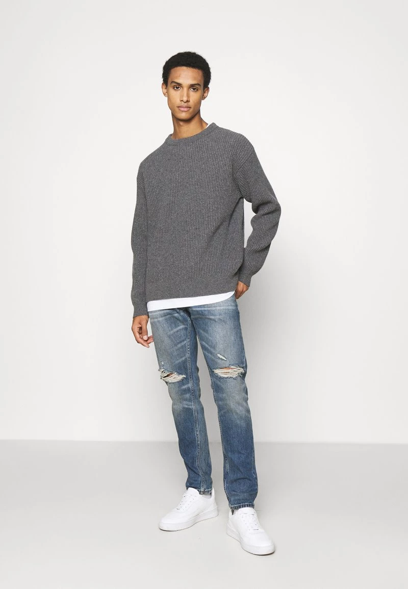CLOSED JUMPER Pullover Dark Grey Melange Homme 4 CLOSED JUMPER Pullover Dark Grey Melange Homme – Image 2