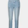 CLOSED REAL Jean Droit Mid Blue Femme