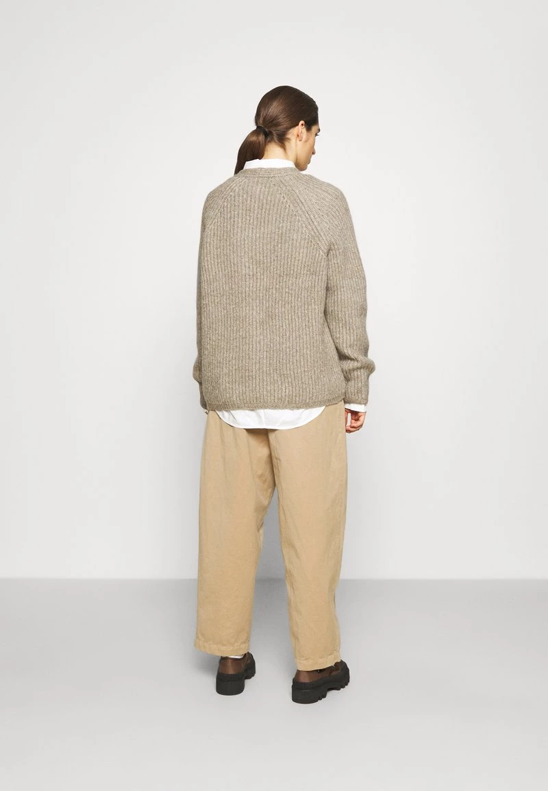 CLOSED WOMENS Pullover Muddy Beige Femme 5 CLOSED WOMENS Pullover Muddy Beige Femme – Image 3