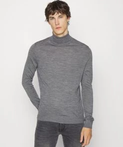 CLOSED Homme TURTLE NECK Pullover Dark Grey Melange