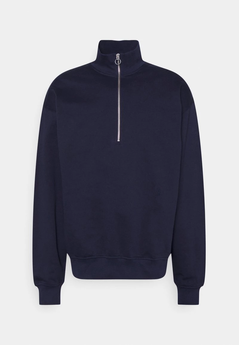 CLOSED RELAXED HALF ZIP Sweatshirt Dark Night Homme 3 CLOSED RELAXED HALF ZIP Sweatshirt Dark Night Homme