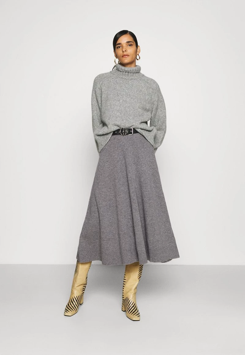 CLOSED PAOLA Jupe Trapèze Dark Grey Melange Femme 4 CLOSED PAOLA Jupe Trapèze Dark Grey Melange Femme – Image 2