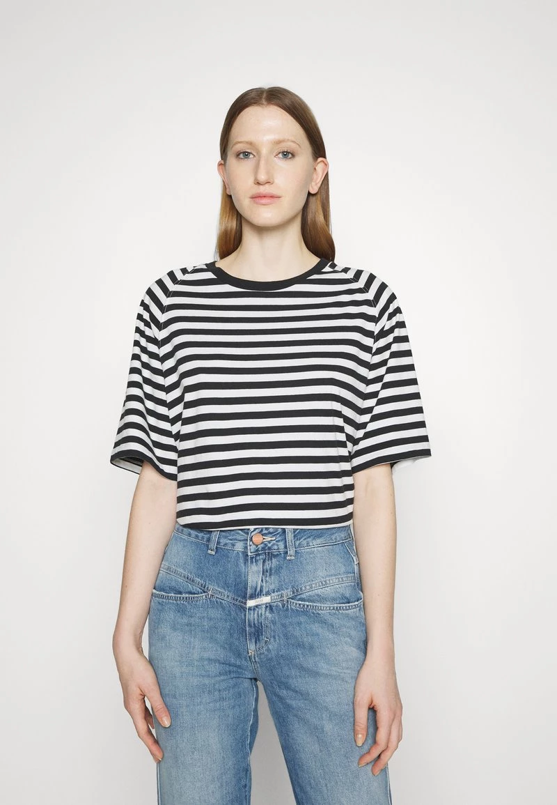CLOSED STRIPED RAGLAN T Shirt Imprimé Black Femme 3 CLOSED STRIPED RAGLAN T Shirt Imprimé Black Femme