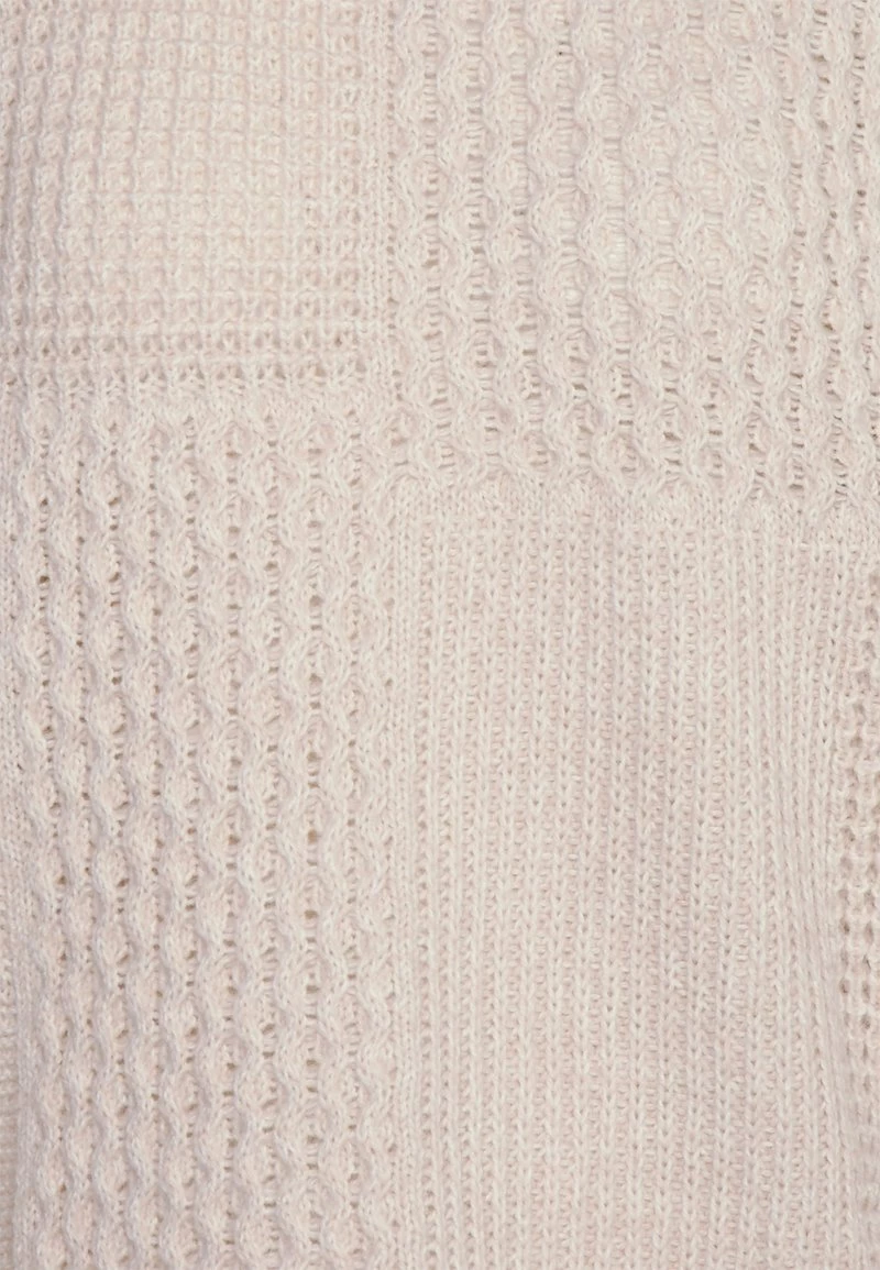 CLOSED PATCHWORK CREW Pullover Yellow Ecru Femme 5 CLOSED PATCHWORK CREW Pullover Yellow Ecru Femme – Image 3