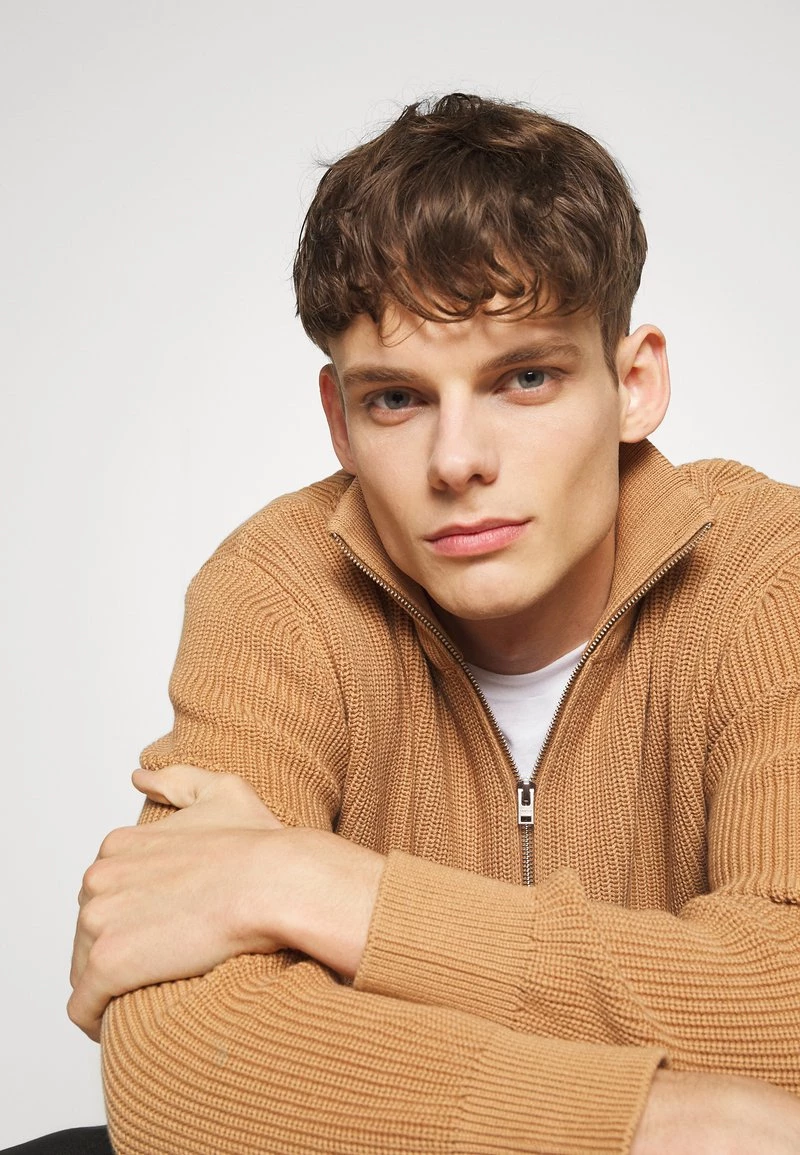 CLOSED Homme ZIPPED JUMPER Pullover Wild Honey 6 CLOSED Homme ZIPPED JUMPER Pullover Wild Honey – Image 4