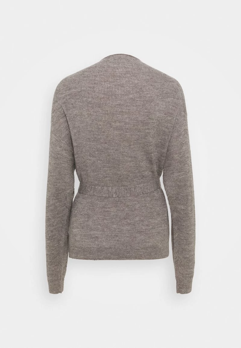 CLOSED Femme WOMEN´S WRAP CARDIGAN MIDI Gilet Grey Heather Melange 4 CLOSED Femme WOMEN´S WRAP CARDIGAN MIDI Gilet Grey Heather Melange – Image 2