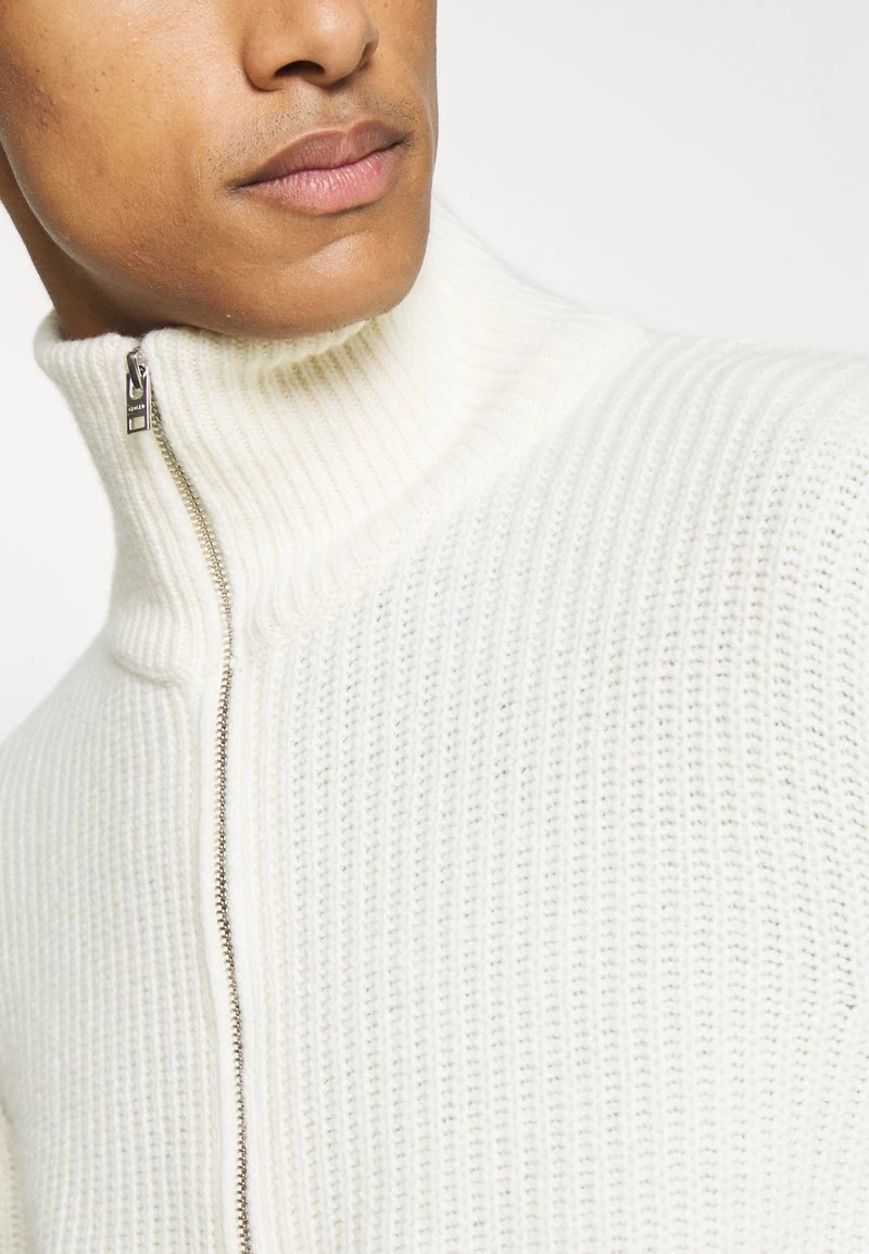 CLOSED HALF ZIP JUMPER Pullover Ecru Homme 9 CLOSED HALF ZIP JUMPER Pullover Ecru Homme – Image 7