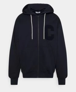 CLOSED Homme HOODED ZIPPER Sweat à Capuche Zippé Dark Night