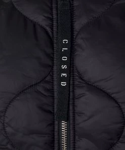 CLOSED SHORT QUILTED JACKET Blouson Bomber Black Femme 7 CLOSED SHORT QUILTED JACKET Blouson Bomber Black Femme -Promos CLOSED Magasin 5a1a5dbf608542338a751f78167458d9